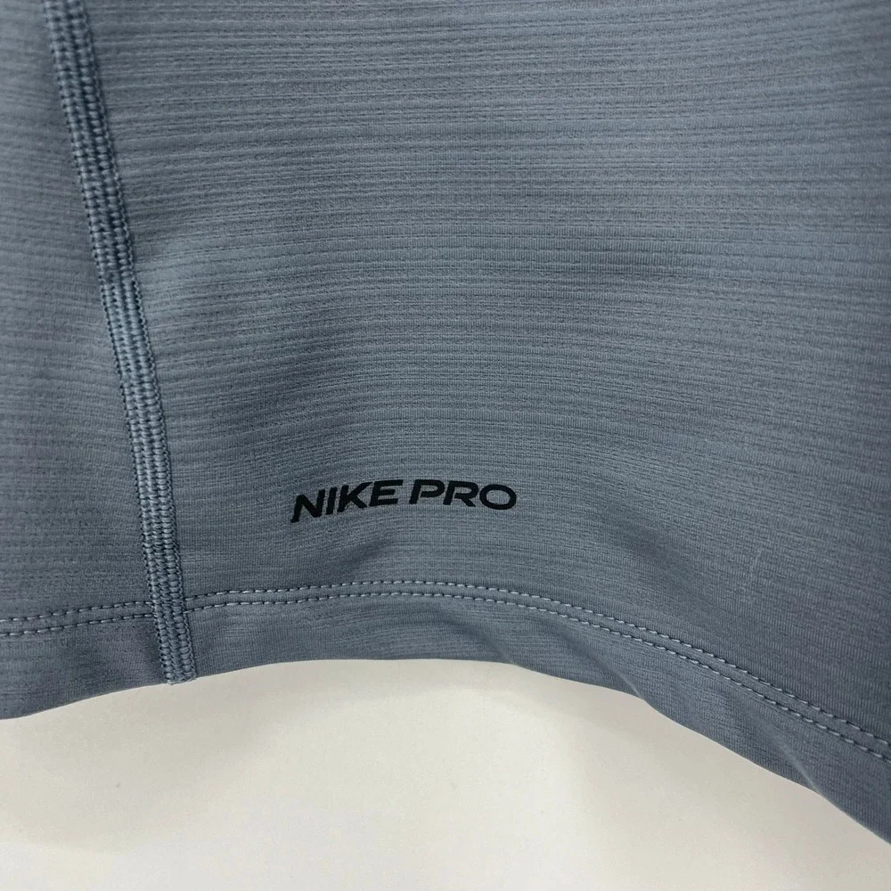 Nike Pro Cal Golden Bears Mens XL Gray Dri-FIT Mock Neck Training Top Berkeley